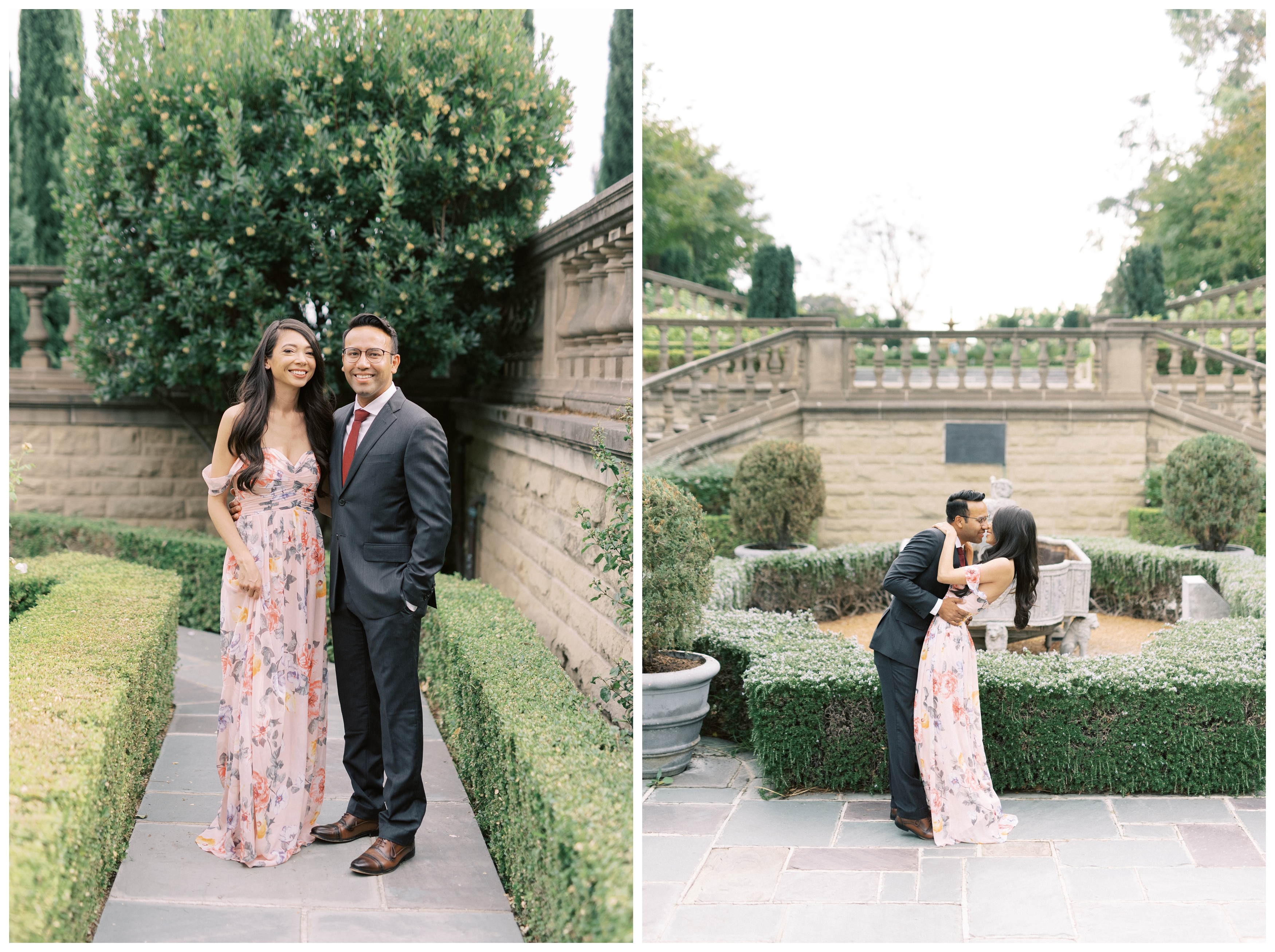 Greystone Mansion Engagement Photos